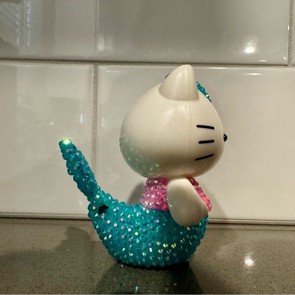 Custom designed | Hand rhinestoned | Hello Kitty Mermaid | McD toy - Picture 4 of 5